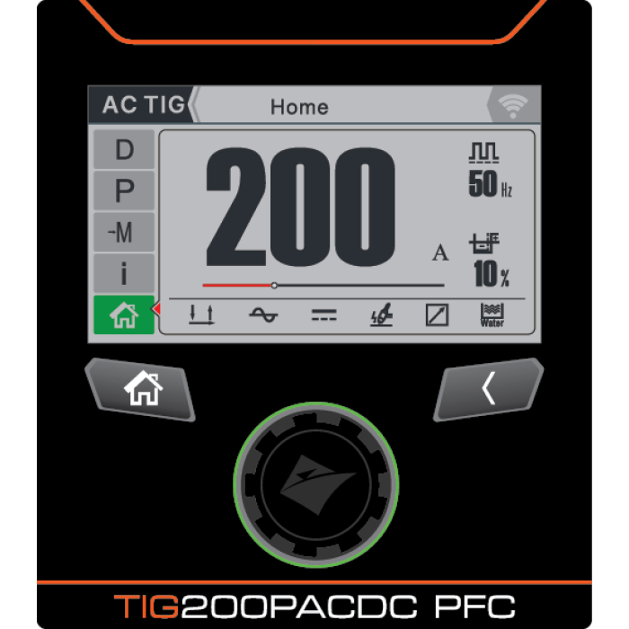 Аппарат аргонодуговой сварки Jasic TIG-200P AC/DC PFC LCD (E2S23) EVO20