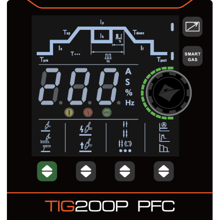Аппарат аргонодуговой сварки Jasic TIG-200P PFC (W2S62) EVO20